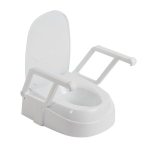 Drive Medical PreserveTech Universal Raised Toilet Seat - Supports up to 350 lbs, Pack of 1, Drive Medical RTL12C002-WH